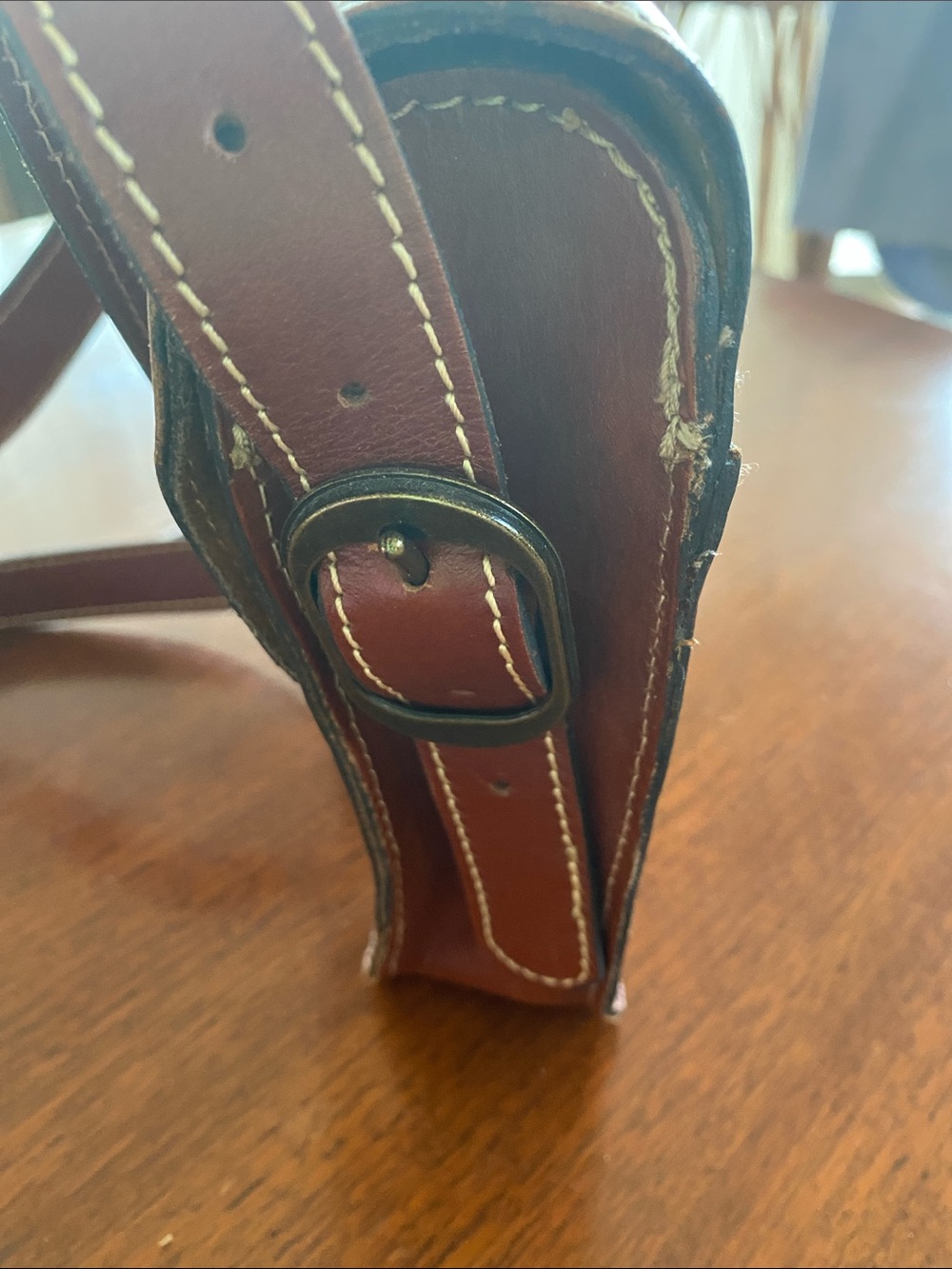 Patricia Nash Tooled Brown Leather Crossbody Bag - Picture 3 of 10